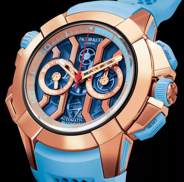 Jacob & Co EC323.42.AA.AA.BBRUA EPIC X CHRONO SKY BLUE replica watch